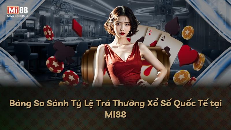 Bảng So Sánh Tỷ Lệ Trả Thưởng Xổ Số Quốc Tế tại MI88