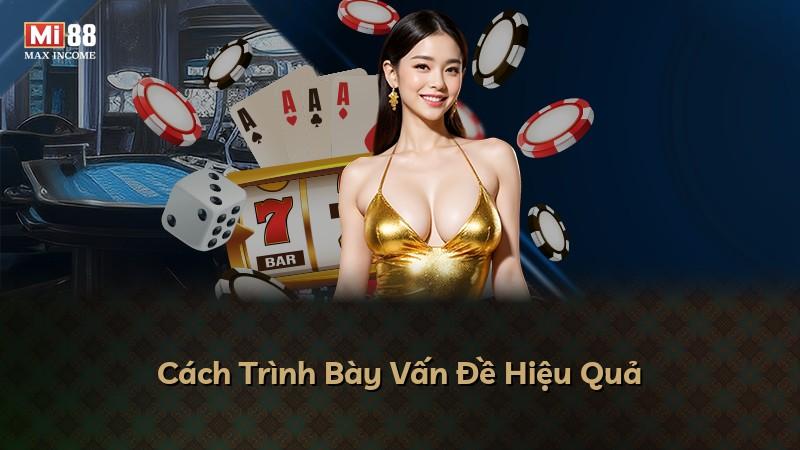 Cách Trình Bày Vấn Đề Hiệu Quả