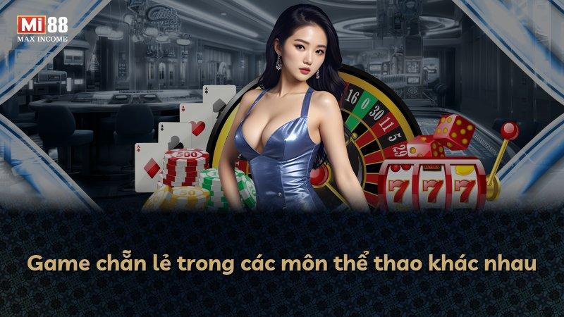 Game chẵn lẻ trong các môn thể thao khác nhau